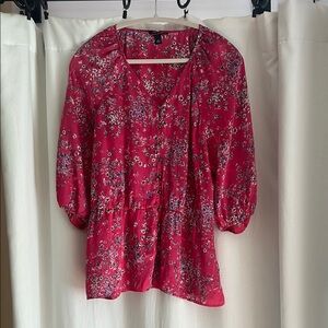 Floral Pink Women's Top